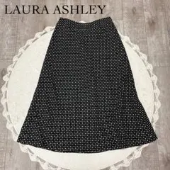 LAURA ASHLEY ローラアシュレイ ウールフレアスカート 大きいサイズ