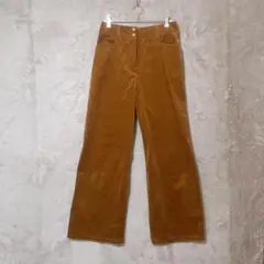 GRACE CONTINENTAL♡コーデュロイパンツ スナップボタン 38