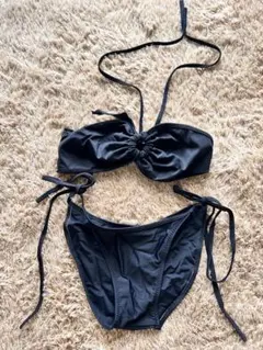 専用ブラックリボン付きセパレート水着