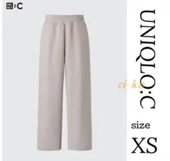 【新品未開封】UNIQLO :C♪ベージュ スウェットパンツ XS