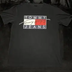 TOMMY HILFIGER JEANS Tシャツ XL ブラック