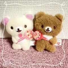 リラックマ×チュッパチャプス マスコットキーチェーン 2点セット①