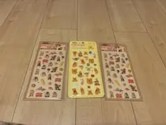 ディズニーぷくぷくシール 3パックセット