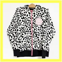 未使用品　タグ付　BABYDOLL　アニマル　ジップパーカー　牛柄　モウ柄