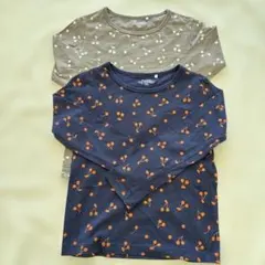 【美品】長袖Tシャツ　ロンT 110 2枚セット