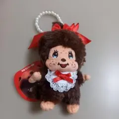 【タイムセール】モンチッチ　DXマスコット　赤リボン　TAITO