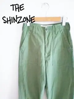 D222376 THE SHINZONE ベイカーパンツ カーキ