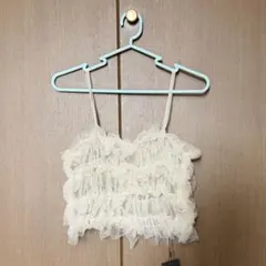 tulle design bustier / チュールデザインビスチェ - メルカリ