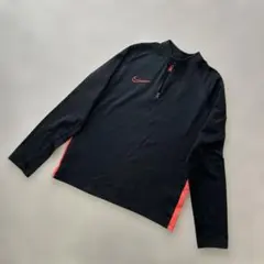 Nike ハーフジップ 長袖ジャージ ブラック150