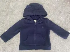 baby GAP  裏起毛パーカー  カーディガン　くま 70cm