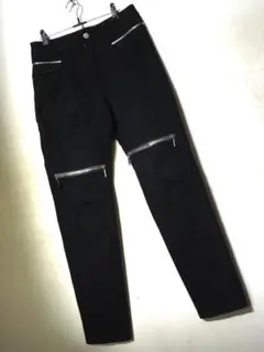cyberdyne ジップ スキニーパンツ 即購入ok - メルカリ