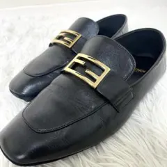美品　フェンディ　FENDI ドライビングシューズ　FFスクエア　ローファーのサムネイル