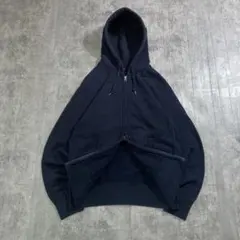 old uniqlo zip up hoodie navy y2k