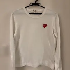 PLAY COMME des GARÇONS 長袖Tシャツ L ホワイト