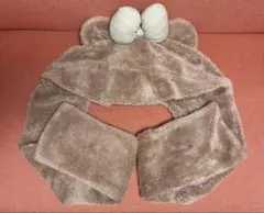 ディズニー　シェリーメイ　フード付きマフラー