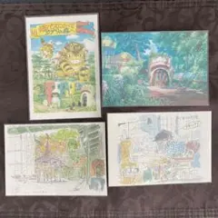 新品 三鷹の森ジブリ美術館 限定 ポストカード 緑に誘われて 吉田昇