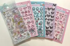 ボンボンドロップシール　うるちゅるシール　5枚セット