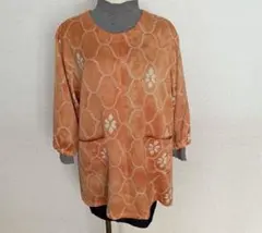 着物リメイク　チュニック8部袖