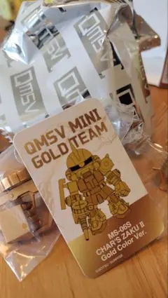 ⑥qmsv miniシャア専用ザクII　goldColor