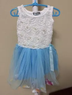 SPUNKY KIDS ベビードレス チュール 花びら　結婚式　ハーフバースデー