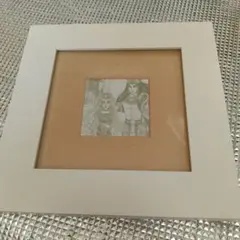 フォトフレーム　王家の紋章イラスト入り　経年によるくすみあり