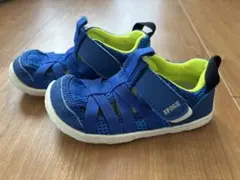 美品♡ IFME イフミー　ベビー　キッズ　サンダル 青　15.0cm
