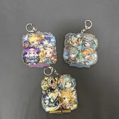 モンスターストライク アクリルキーホルダー 3個セット