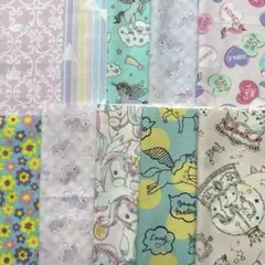 ユニコーン生地多め☆ハギレ10枚セット②