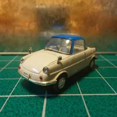 萬代屋【愛知機械工業コニー グッピー薄黄緑 ミラー欠】ブリキtin car