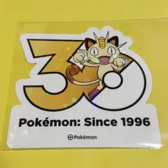 ポケモン　ニャース　30周年　韓国　ステッカーのサムネイル