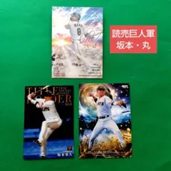 読売巨人軍 坂本勇人・丸佳浩 トレーデングカード ３枚セット