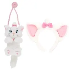 ディズニー マリーちゃん 耳付きカチューシャ・ポシェットセット