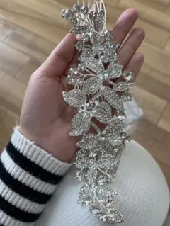 ヘッドドレス　ヘアーアクセ　結婚式　髪飾り