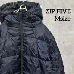 【ZIP FIVE】ジップファイブ 中綿ジャケット ネイビー Msizeのサムネイル