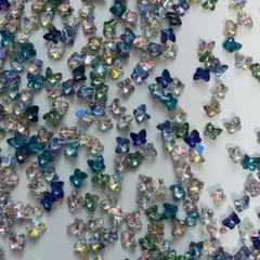 【20個】アソート　ネイルパーツ　ラインストーン　デコパーツ　クリスタル　蝶