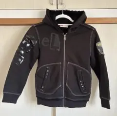 DIESEL　パーカー　内ボア　ブラック　M