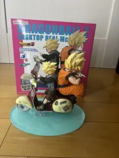 デスクトップリアルマッコイEX ドラゴンボールZ孫悟空＆孫悟飯＆バイク