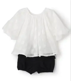 petit main ハート柄トップス＆パンツ セット 70cmのサムネイル