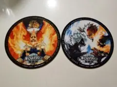 ヒロアカ 原画展 カフェ コースター 特典 轟 荼毘 エンデヴァー ホークス