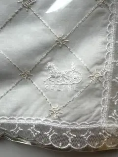 CELINE レース　大判ハンカチ