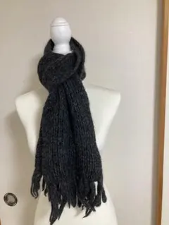 手編みマフラー