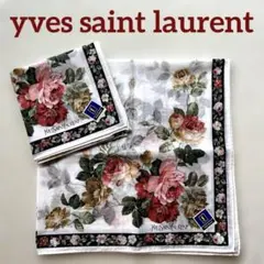 Yves Saint Laurent ヴィンテージハンカチ 2枚セットのサムネイル