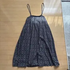 花柄サロペットワンピース　グリーンレーベルリラクシング