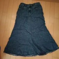 デニムスカートフレア