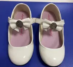 ホワイトリボンフォーマルシューズ 22.0cm ビビディバビディブティック