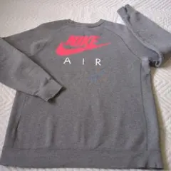 NIKE グレー スウェット 裏起毛トレーナー XL バックプリント