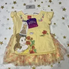 新品★ディズニー★チュチュスカート付きドレス ２ピースセット★3T★美女と野獣のサムネイル