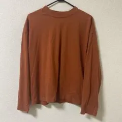 無印良品　天竺編みクルーネック長袖Ｔシャツ　Ｍ