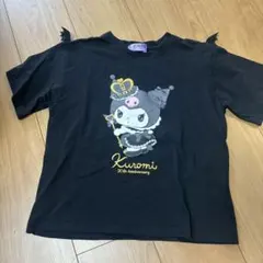 Kuromi 20th Anniversary Tシャツ 黒　羽つき