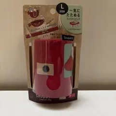 Shupatto Lサイズ エコバッグ レッド